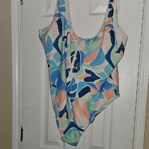 Old Navy Multicolor Women's One Piece Swimsuit